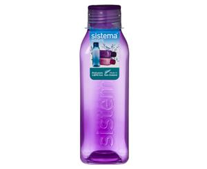 Sistema Square 725ml Bottle Purple