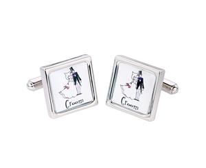 Sonia Spencer model wedding stainless steel cufflinks groom