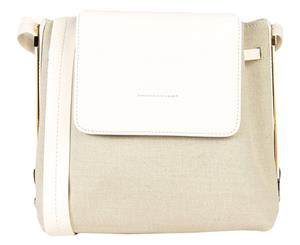 Sophie Hulme Two-Tone Shoulder Bag - White