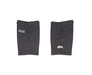 South Sydney Rabbitohs NRL Cargo Work Shorts BLACK