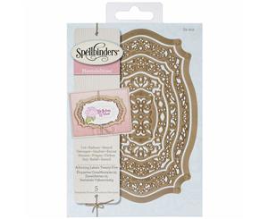 Spellbinders Die Elements Adorning Labels Twenty Five S5-210