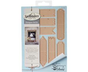 Spellbinders Shapeabilities Dies-Frayed Tabs