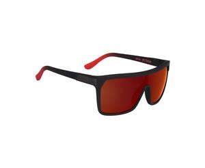 Spy Flynn Soft Matt Black Red Fade Happy Lense Sunglasses