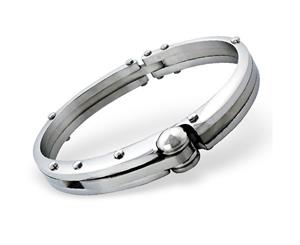 Stainless Steel 19 Cm Mens Bangle Bracelet