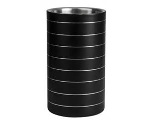 Stainless Steel Wine Cooler Insulated - Black