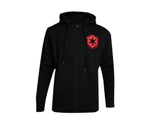 Star Wars Hoodie Join The Empire Official Mens Zipped - Black