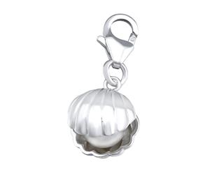 Sterling Silver Fresh Water Pearl Clip on Charm