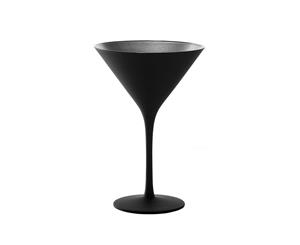 Stolzle Olympic Cocktail Glass Black/Silver X 6