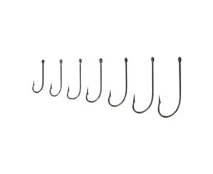 Swimerz 1/0 Long Shank Hook. Black Nickel O'Shaunessy. 2 x Packs of 25