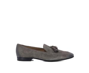 TOD'S MEN'S BROWN SUEDE LOAFERS