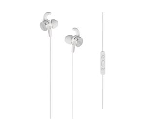 TTEC EchoFit In-Ear Headphones with Remote and Mic - White