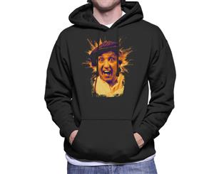 TV Times Comedian Ken Dodd 1978 Men's Hooded Sweatshirt - Black