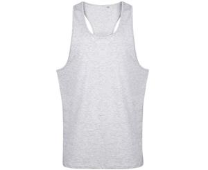 Tanx Mens Vest Sleeveless Vest Top / Muscle Vest (Pack Of 2) (Heather Grey) - RW6951