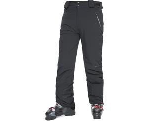 Trespass Mens Pitstop Waterproof Breathable Padded Ski Pants Trousers - Black