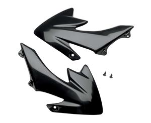 UFO Plastic RADIATOR SHROUDS Honda Motor Bike CRF50 2004-2019 Model BLACK