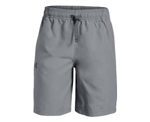 Under Armour Boys Core Woven Shorts Pants Bottoms Junior - Steel