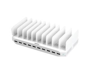 Unitek 60W 10Port USB BC1.2 Fast Charging Station Phone/Tablet Multi-Device Dock