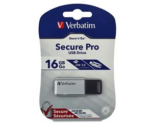 Verbatim Secure Pro USB 3.0 Drive 16GB