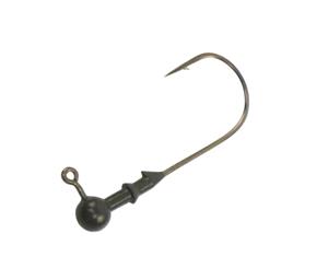 Vike 1/8 oz Round Jig Head with a Size 2/0 Hook Tungsten - Qty 3/pack