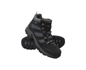 Voyage Waterproof Mid Boots with Suede & Mesh Upper Eva Midsole - Black