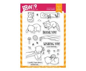 WPLUS9 - Stamp set - Curious Forest Friends