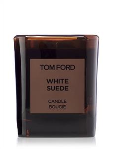 White Suede Candle