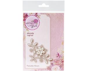 Wild Rose Studio Specialty Die-Poinsettia Corner