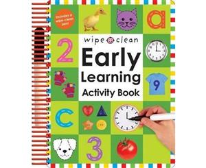 Wipe Clean  Early Learning Activity Book