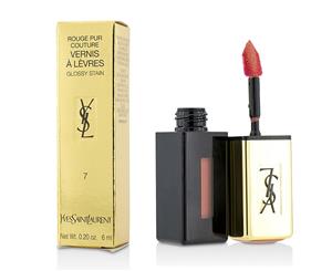 Yves Saint Laurent Rouge Pur Couture Vernis a Levres Glossy Stain # 7 Corail Aquatique 6ml/0.2oz