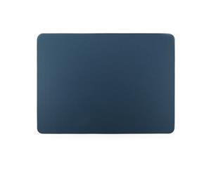 Ziczac Togo Faux Leather Placemat 45 x 30cm Blue