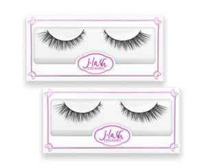 2 Packs Faux Mink Charming False Eyelashes Extension- Elise