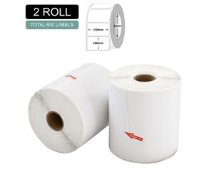 2 Rolls Thermal Label - Core 25mm x 300pcs
