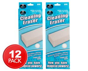 2 x Cleaning Eraser 6pk