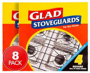 2 x Glad Gas Stove Guards 4pk