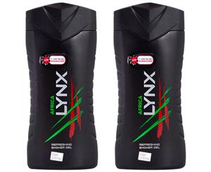 2 x Lynx Shower Gel Africa 250ml