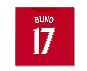 2016-2017 Man United Canvas Print (Blind 17)