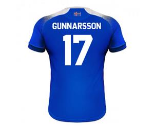 2018-2019 Iceland Home Errea Football Shirt (Gunnarsson 17)