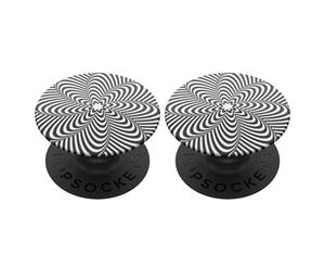 2PK PopSockets Mesmer Eyes PopGrip Universal Swappable Holder w/ Base for Phones