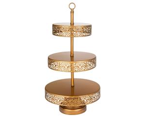 3-Tier Reversible Cupcake Stand | Gold | Victoria Collection