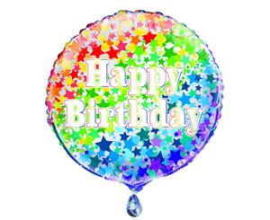 45cm Happy Birthday Foil Balloon