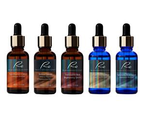 5 x Re Facial Serums - Ageless Rejuvenation Treatment AM/PM - 5x30mL