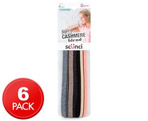 6pk Scnci Cashmere Blend Headwraps - Assorted