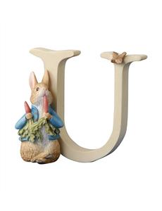 Alphabet Letter U - Peter Rabbit With Radishes