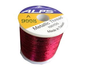 Alps 100yds of Metallic Burgundy Rod Wrapping Thread-Size A (0.15mm) Thread