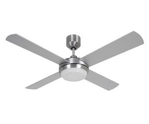 Altitude Eco 122cm Fan with LED Light in Brushed Chrome