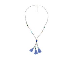 Amber Rose Halcyon Tassel Pendant Multi