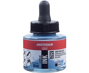 Amsterdam Acrylic Ink 30Ml-Grey Blue