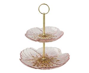 Anna Gare Elsie 2Tier Dessert Cupcake Party Serving Platter Stand Display Holder