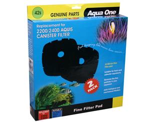 Aqua One Nautilus Canister Filter 2700 Replacement Fine Sponge 35 Micron Pads 2