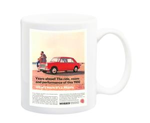 Austin 1100 Car Advert 1960 Poster Mug - 11 Fluid Oz